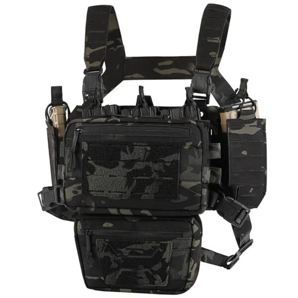 Chest Rig Tactical Chest Rig Molle Modular Micro Fight Chest Rigs With Magazine Pouch For Outdoor Hunting Aisoft - Image 6