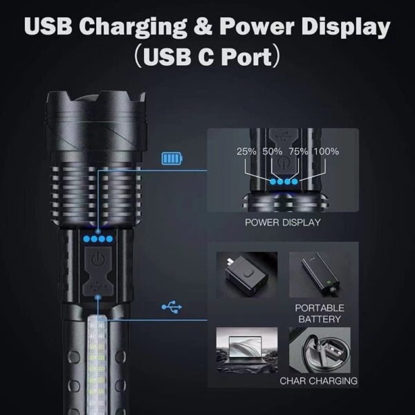 Ultra-bright Multi-function Flashlight - A Must-have For Outdoor Adventures And Rescues, Portable, Durable, And Available In A Variety Of Types - Image 4