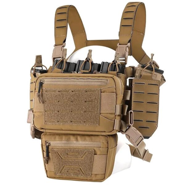 Chest Rig Tactical Chest Rig Molle Modular Micro Fight Chest Rigs With Magazine Pouch For Outdoor Hunting Aisoft - Image 4