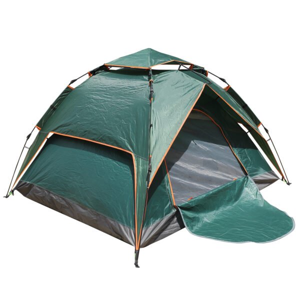 Double Deck Waterproof Pop Up Tent for Hiking Portable Automatic Tent for Camping 4 Person - Image 2