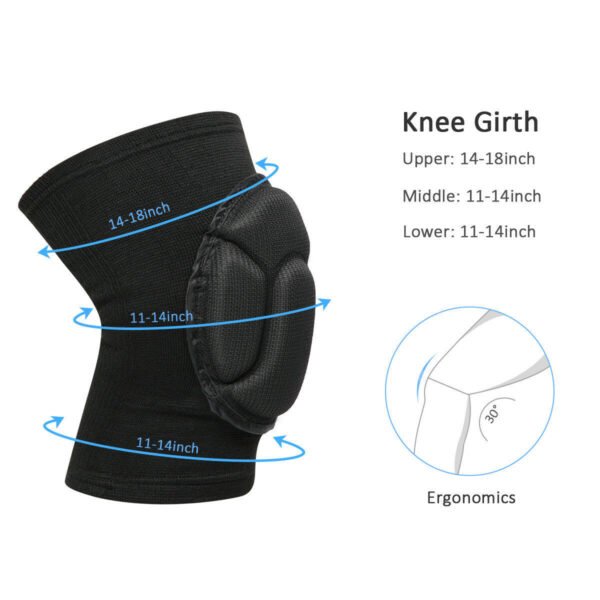 2 x Professional Knee Pads Leg Protector For Sport Work Flooring Construction - Image 3